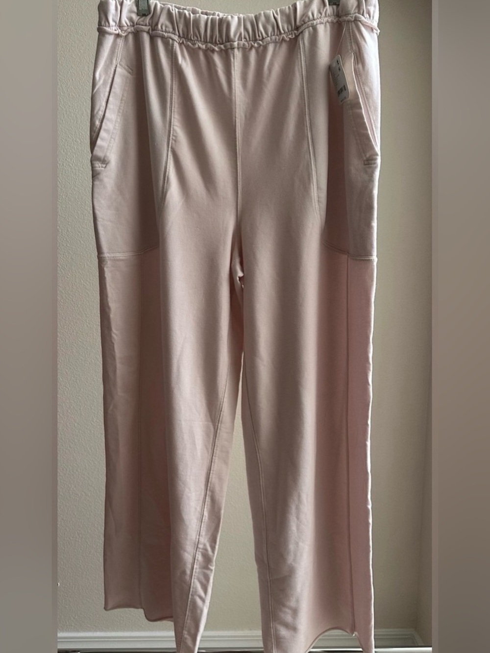 Free People Pale Pink Lightweight Sweatpants